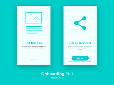 Daily UI 023 - Onboarding Pt. II