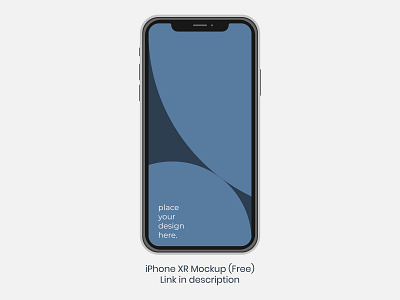 Apple iPhone XR - PSD - Free download