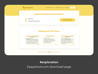 Zippyshare logo revamp - UI exploration app app design brand design brand identity design branding branding agency chain icon illustrator letter logo letter z photoshop rebrand revamp visual identity web z zippyshare