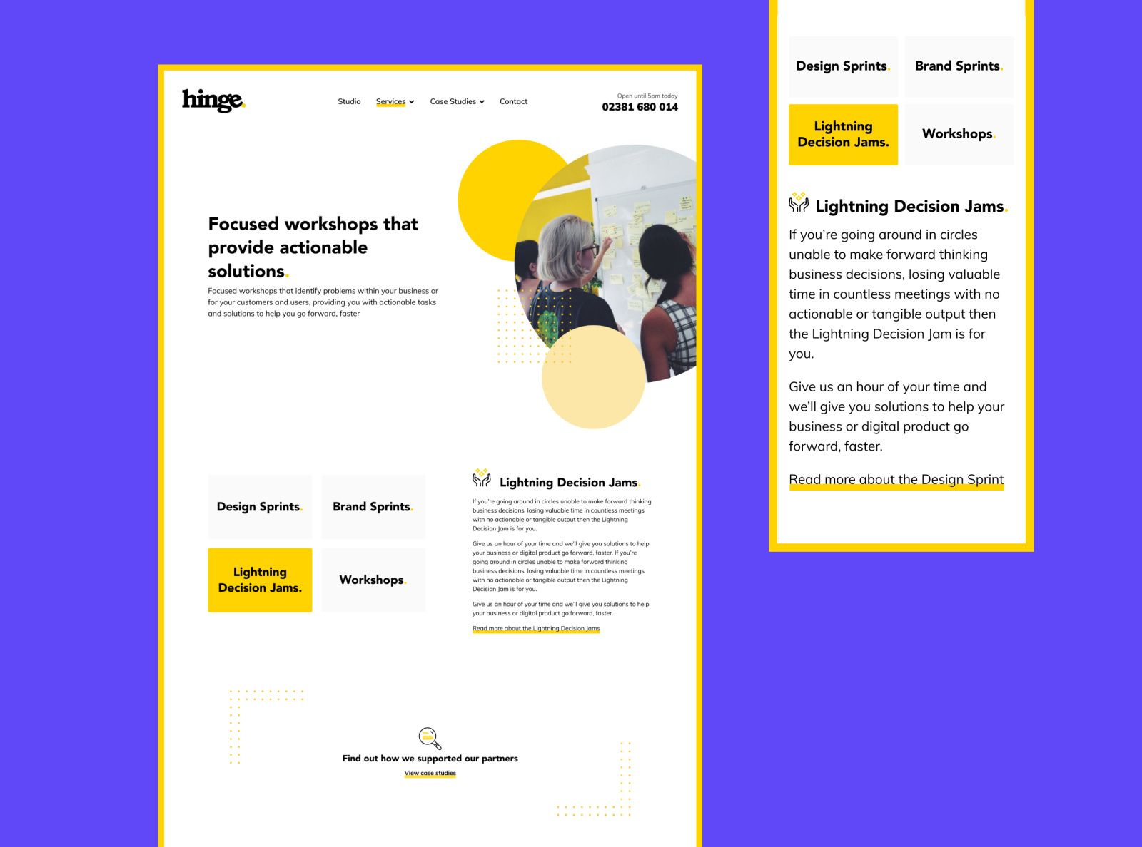 Services page design concept by Agata J on Dribbble