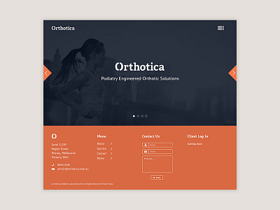 Orthotica Landing Page