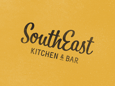 SouthEast bar branding fusion grunge kitchen logo logo design raw restaurant typography vector