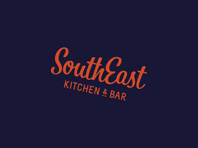 SouthEast Colour Change branding elegant food kitchen logo restaurant typography vector