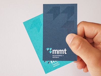 MMT Business Cr\ard accountant brand business card card identity logo offset print stationery