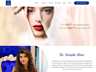 Skin Care and Treatment Website by Kazi Solutions