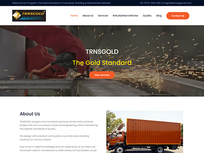 Containers Designers and Manufacturing Co. Website elementor elementor theme builder homepage landing page landing page design photoshop web development website design wordpress wordpress website design