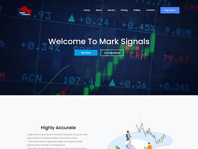 Financial Trading Website By Kazi Solution design elementor elementor theme builder homepage landing page landing page design photoshop web development website design wordpress wordpress website design