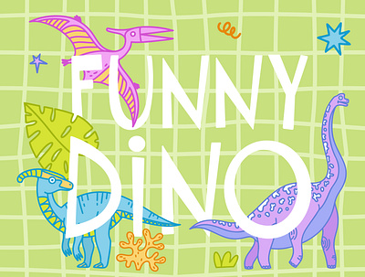 Funny Dino Coloring Book ai book illustration color book coloring book graphic design illustration sticker stickers vector иллюстрация