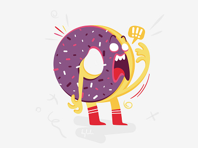 Donut sticker emoji ai design donut emoji graphicdesign illustration illustrator sticker stickers telegram vector иллюстрация