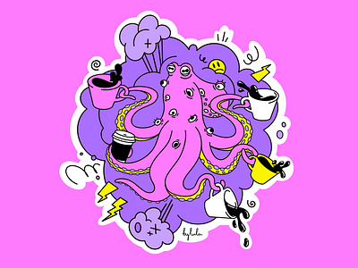 Coffee addicted Octopus