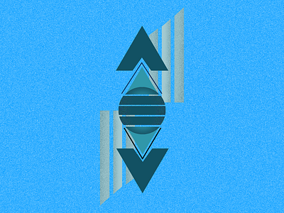 The Vertical Eye - Abstract abtract design geometric design illustration logo minimal