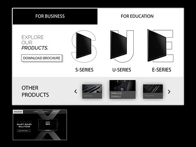 Maxhub Product Page ui ui design ui ux