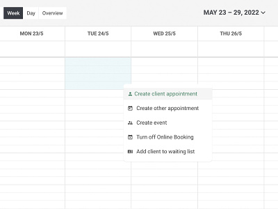 Entity creation for EasyPractice ui ux