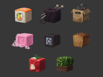 texture cubes 2d art cgart conceptart design drawing illustration texture pack