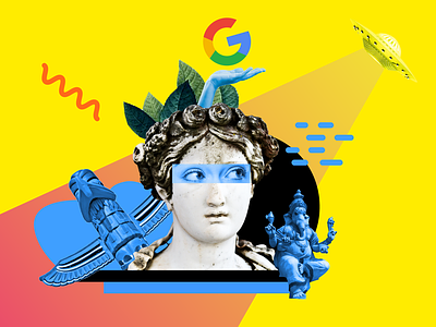 Stop believing Google 2d art article design branding collages flat myths ufo
