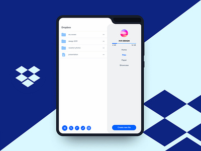 Dropbox on Galaxy Fold