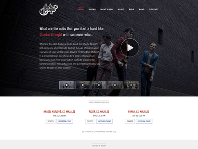 Music band website (wip)