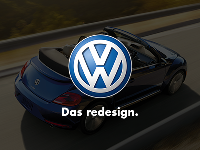 Volkswagen Website Redesign final shot futura medium play a video redesign video volkswagen website redesign