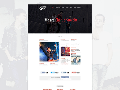 Charlie Straight Band Website