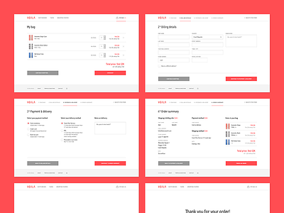 Voala Checkout Process