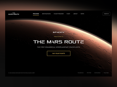 The Mars Route by SpaceX
