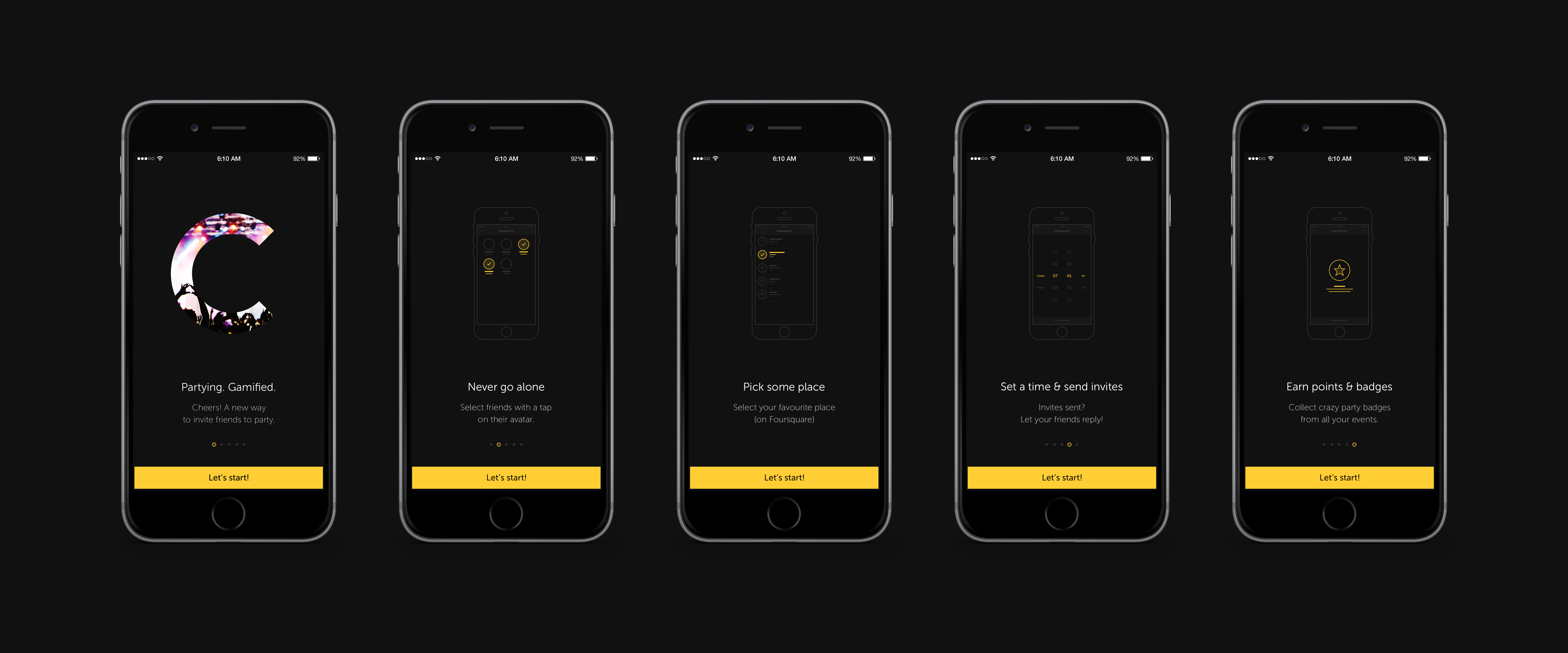 Cheers - Walkthrough by Ales Nesetril on Dribbble