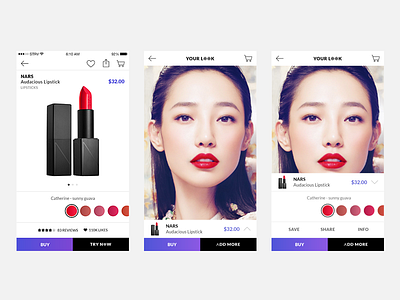 Beauty App Proposal ales beauty beauty app beauty brand beauty retail app cosmetics lifestyle lipstick makeup nesetril retail ios strv