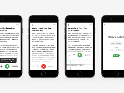 Medium Articles As Podcasts ales nesetril articles audio app ios article medium medium concept mediumcom play audio podcasts podcasts app record audio