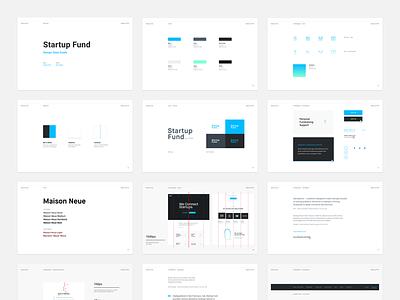 Startup Fund - Style Guide ales nesetril brand design design style gradient style slides startup strv strvcom style guide style overview styleguide white design