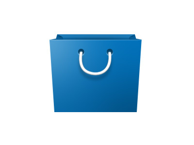 Bag icon bag blue icon shop shopping store