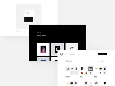 Nesh Supply - Subpages collection design blog design goodies design inspiration grid minimal blog minimal layout monotype