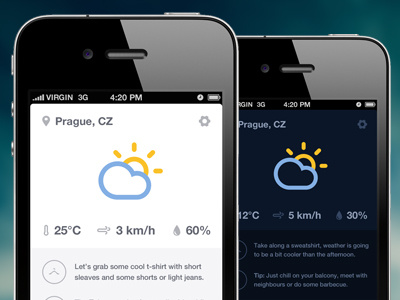 Weather App concept