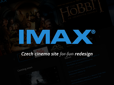 IMAX redesign aqua blue case study cinema czech dark for fun imax redesign
