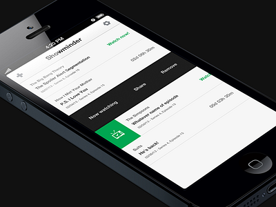 Download Showminder - Reminder for TV shows app idea by Ales ...