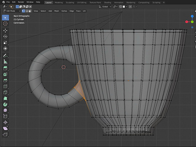 Work in Progress: Cup Design 3d art clean computational art conceptual cup design drink form illustration minimalism modelling