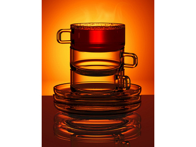Lighting schemes for glass products with light spot effect backlight blender blender3d cup d3sign drink evaluation glass lighting modelling nodes orange product tea cup