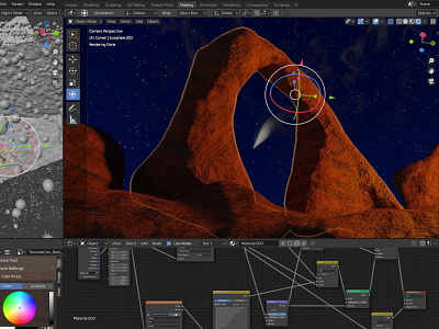 Comet Neowise 3D Modeling