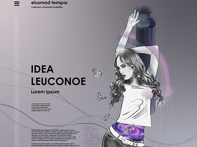 Idea Leuconoe, Illustration for Wesite