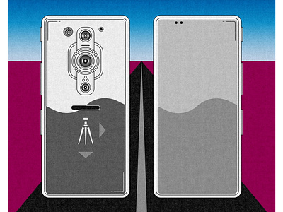 Smartphone for photographers design, inspired by Xperia PRO-I