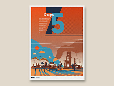 75 Days of Hope, Editorial Illustration, Graphic Design art design illustration minimalism standwithukraine ui ukraine vector war