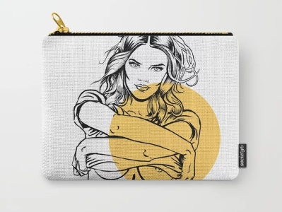 My Illustration at Society6 product art beautiful design fashion girl minimalism minimalist nude society6