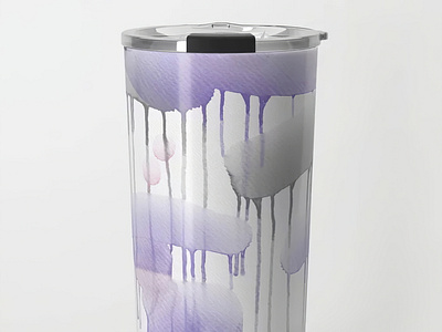 "Rainy theme 17" travel mug design for Society6