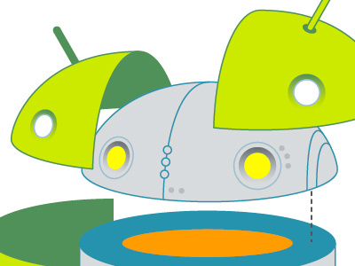 not the androids you're looking for android freelance illustration illustrator vector