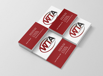 WTA (Winchester Tax Associates, LLC) branding design graphic design logo print design