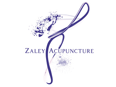 Zaley Acupuncture brand branding design digital graphic design logo movement print print design