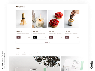 CoffeeHouse / Main Page 2 design figma minimalism site ui ux