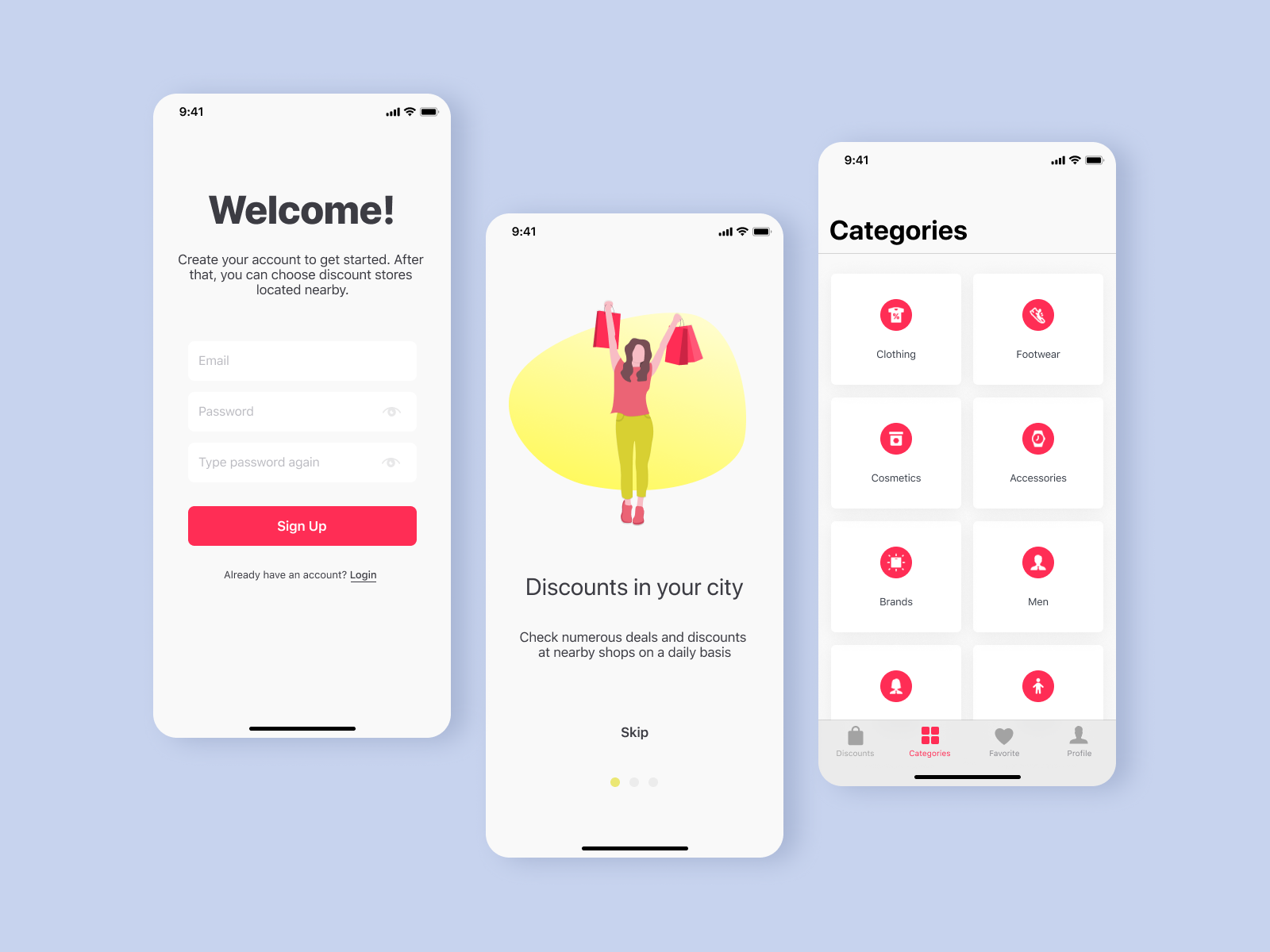 Shopping app by Alena Chukhno on Dribbble