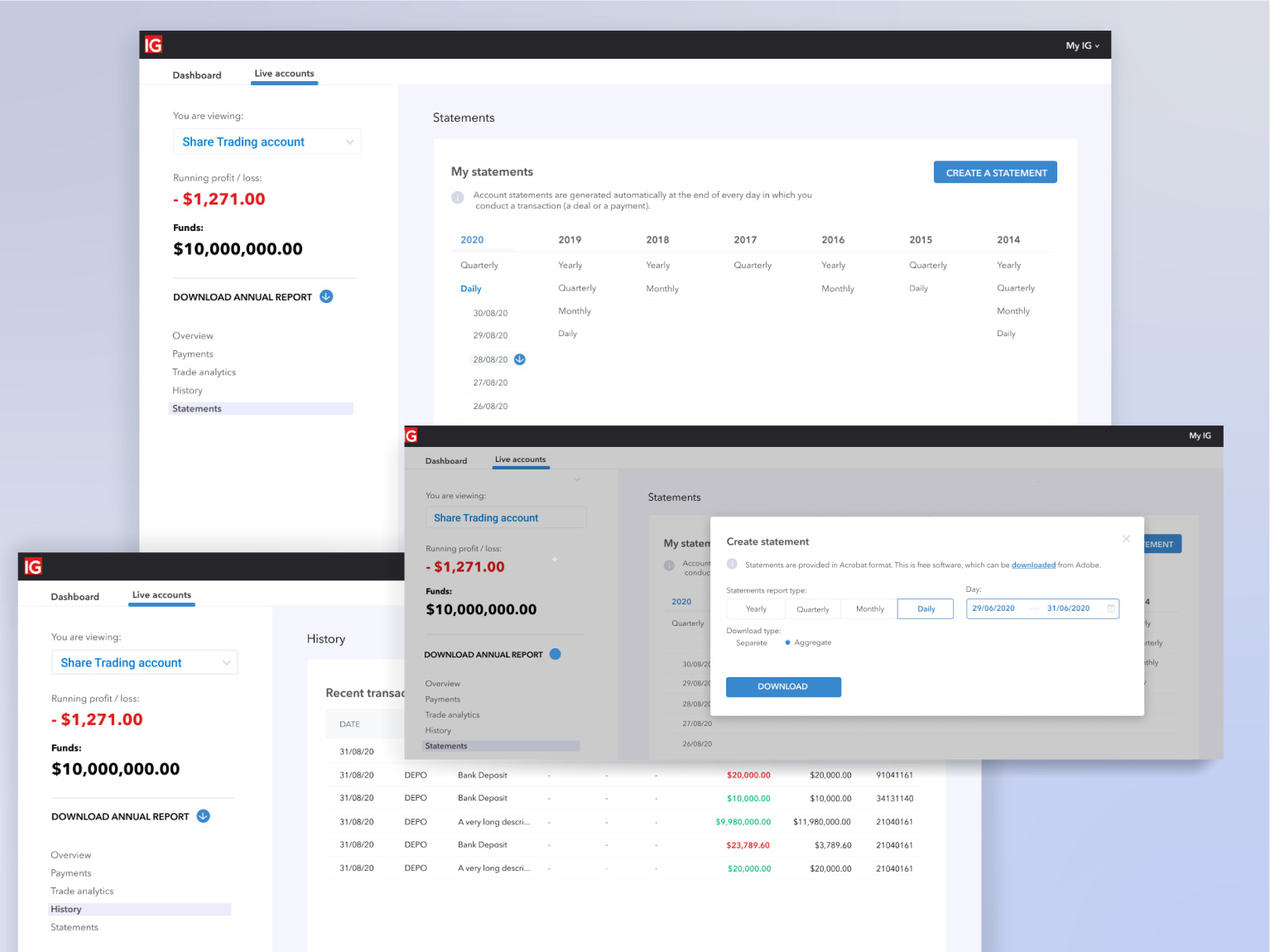 Financial app by Zuzanna Szcześ-Wójcicka on Dribbble