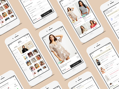 Styli a fashion e-commerce mobile app app categories ecommerce fashion mobile app product details ui ux