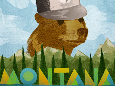 Montana bear grizzly state symbol